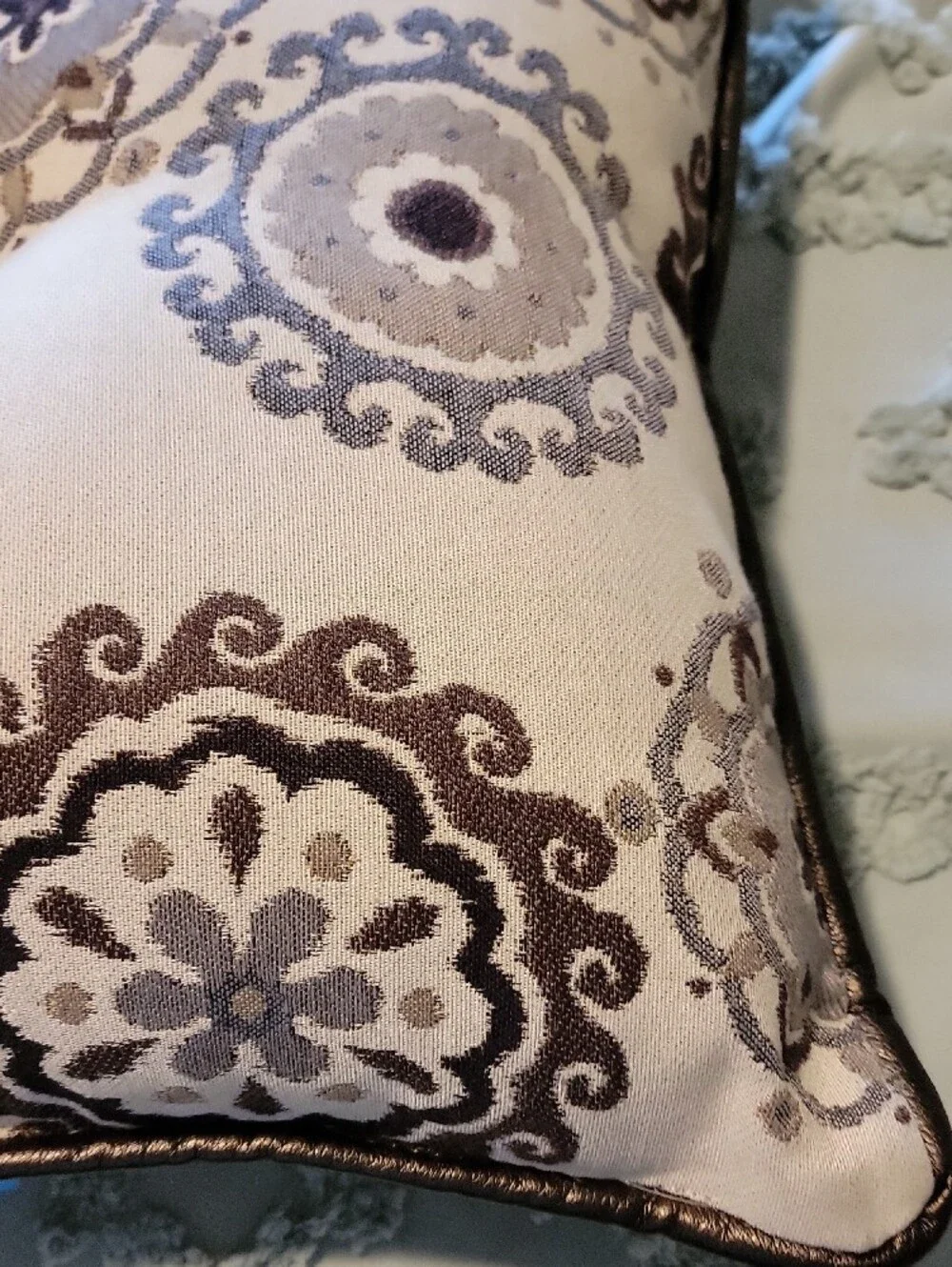 Better Homes And Gardens Decorative Throw Pillows in Cream, Brown, Gray